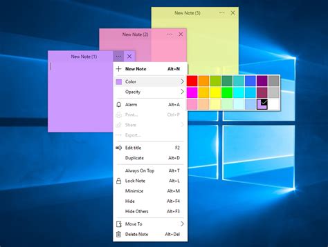 Simple Sticky Notes for Windows